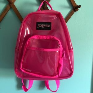 jansport clear mini backpack